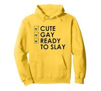 Lindo gay listo para matar al divertido mes del orgullo LGBT gay Sudadera con Capucha
