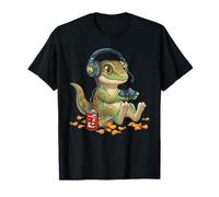 Lindo Gecko Controlador de Videojuegos PC Consola Gaming Nerd Camiseta