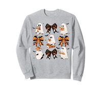 Lindo Ghost Coquette Bow Bookish ABC Halloween Book Teacher Sudadera