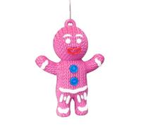 Lindo Gingerbread Man Figurines, Resin Christmas Tree Ornaments, Funny Wedding Decorations, Table Centerpieces Accessories, Adorable Gingerbread Christmas Tree Decorations for Festive Charm