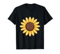 Lindo Girasol Amarillo Flor de Verano Floral Camiseta
