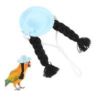 Lindo gorro de pájaro, divertidos sombreros para loros, divertido sombrero de mascota pequeño, cómodo de llevar para cacatúas, periquitos, periquitos, periquitos y hámsters