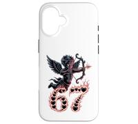 Lindo Gótico Oscuro Valentine 67 - Cupido Flecha Anti Love Meme Carcasa para iPhone 16
