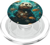Lindo Gráfico Amantes De La Naturaleza Animales PopSockets PopGrip para MagSafe