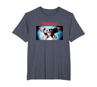 Lindo gráfico de película de Terror Divertido de los 80 de Mogwai Gizmo PAPL202 Camiseta, Hombre Tallas Grandes, Azul Jaspeado, 4X Alto