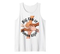 Lindo Gran Fan de Las Manos de los Derechos Humanos Camiseta sin Mangas