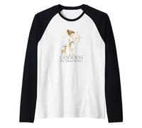 Lindo Griego Antiguo - Diosa En Entrenamiento - Mitología Artemisa Camiseta Manga Raglan