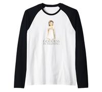 Lindo Griego Antiguo - Diosa En Entrenamiento - Mitología Hestia Camiseta Manga Raglan