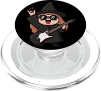 Lindo Guitarrista Bruja Divertido diseño de Amante de la música de Halloween PopSockets PopGrip para MagSafe