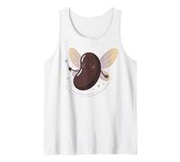 Lindo Hada Madrina Amante de Frijoles Kawaii Humor Vegano Camiseta sin Mangas