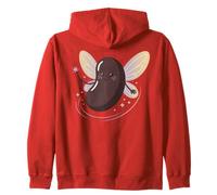 Lindo Hada Madrina Amante de Frijoles Kawaii Humor Vegano Sudadera con Capucha