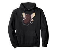 Lindo Hada Madrina Amante de Frijoles Kawaii Humor Vegano Sudadera con Capucha