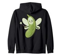 Lindo Hada Madrina Edamame Bean Lover Kawaii Humor Vegano Sudadera con Capucha