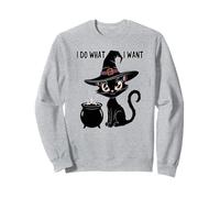 Lindo, Hago LO Que Quiero, mi Gato, Bruja, mágico, Negro, maullido, Estoy Bien Sudadera