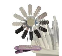 Lindo Hair Barrettes, No Slip Clips, Fun Loading Design, Lightweight Styling Accessories, Holders, Colorful Set, for Girls School Wedding Travel Outings Indoor Outdoor