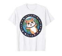 Lindo hámster astronomía Espacial astronautas niños Camiseta