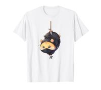 Lindo hámster Ninja Kawaii Chibi Anime Shinobi Pet Art Camiseta