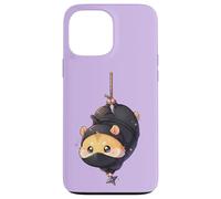 Lindo hámster Ninja Kawaii Chibi Anime Shinobi Pet Art Carcasa para iPhone 13 Pro MAX