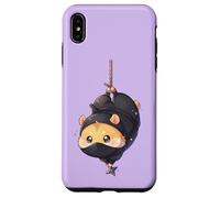 Lindo hámster Ninja Kawaii Chibi Anime Shinobi Pet Art Carcasa para iPhone XS MAX