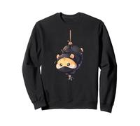 Lindo hámster Ninja Kawaii Chibi Anime Shinobi Pet Art Sudadera