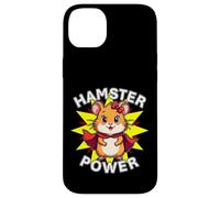 Lindo Hámster Power Girl Peludo Amigo Superhéroe Estrella Carcasa para iPhone 14 Plus