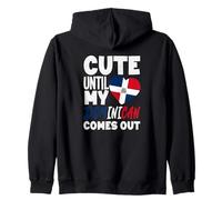 Lindo hasta Que Mi Dominicana Salga Divertido Dominicano Sudadera con Capucha