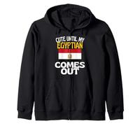 Lindo hasta Que mi Egipcio Sale Divertido Egipto Sudadera con Capucha