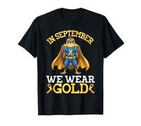 Lindo héroe halcón en septiembre usamos cáncer Infantil Dorado Camiseta