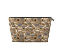 Lindo Hueso de Perro, Bolsa de artículos de tocador Bolsa de Maquillaje Bolsa de cosméticos Bolsa de artículos de tocador de Viaje portátil