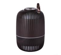 Lindo humidificador, humidificador portátil de escritorio de 13 cm, 2 modos de pulverización, luz de 7 colores, silencioso, para dormitorio, oficina, mesita de noche (B)