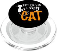 Lindo humor de gato de Halloween: ¿Has visto a mi gato mamás y papás? PopSockets PopGrip para MagSafe