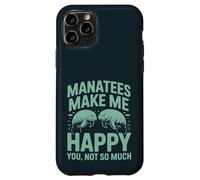 Lindo humor de manatíes - Funny Sea Life Ocean Life Manatíes Carcasa para iPhone 11 Pro