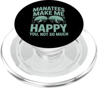 Lindo humor de manatíes - Funny Sea Life Ocean Life Manatíes PopSockets PopGrip para MagSafe