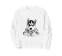 Lindo Husky Siberiano para mamá de Perro y Padres de Patas Sudadera