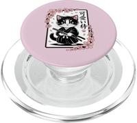 Lindo japonés Sakura - Clásico Lindo Gato Samurai bebé Kawaii PopSockets PopGrip para MagSafe