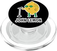 Lindo John Lemon Divertido Juego de Palabras Música Fruta Lema Broma PopSockets PopGrip para MagSafe