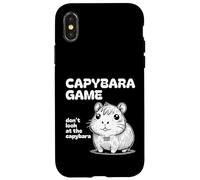 Lindo juego de capibara para niñas, mujeres y niños, divertidas cosas kawaii Carcasa para iPhone X/XS