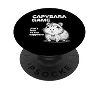 Lindo juego de capibara para niñas, mujeres y niños, divertidas cosas kawaii PopSockets PopGrip Adhesivo
