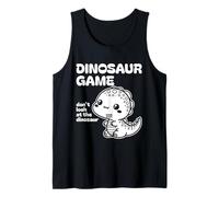 Lindo juego de dinosaurios para niñas, mujeres y niños, divertidas cosas kawaii Camiseta sin Mangas
