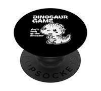 Lindo juego de dinosaurios para niñas, mujeres y niños, divertidas cosas kawaii PopSockets PopGrip Adhesivo