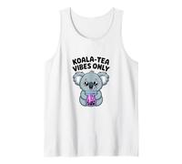 Lindo Juego de Palabras con Dibujos Animados sobre Koalas, Solo Koala-Tea Vibes Camiseta sin Mangas
