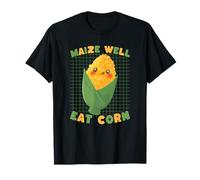 Lindo Juego de Palabras de maíz maíz Bien Comer maíz Camiseta