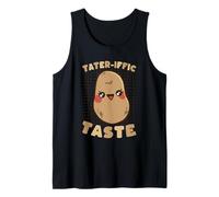 Lindo Juego de Palabras de Patata saborizante saborizante Comida Humor Camiseta sin Mangas