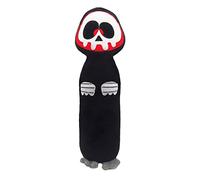 Lindo juguete chirriante resistente a los masticables de peluche de dibujos animados de muerte para mascotas, juguete suave para masticar para perros pequeños y perros, lindo juguete masticable de