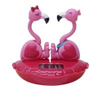 Lindo juguete - Flamenco de energía solar - de mesa que sacude la cabeza con diseño de cómic Decoración interior del coche de San - Figura p