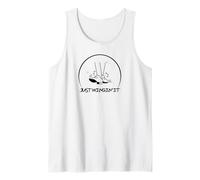 Lindo Just Wingin' It Tap Dancer Baile Tapping Camiseta sin Mangas