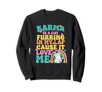 Lindo Karma Es Un Gato Furring En Mi Regazo Porque Me Ama Sudadera