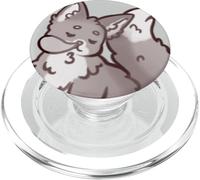 Lindo Kawaii Coqueta Caricatura emoción Zorro Cansado sueño PopSockets PopGrip para MagSafe