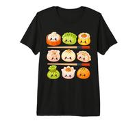 Lindo Kawaii Dumpling Pastel Anime Asiático Comida Amante Niños Niña Camiseta Premium