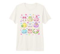 Lindo Kawaii Dumpling Pastel Anime Asiático Comida Amante Niños Niña Camiseta Premium